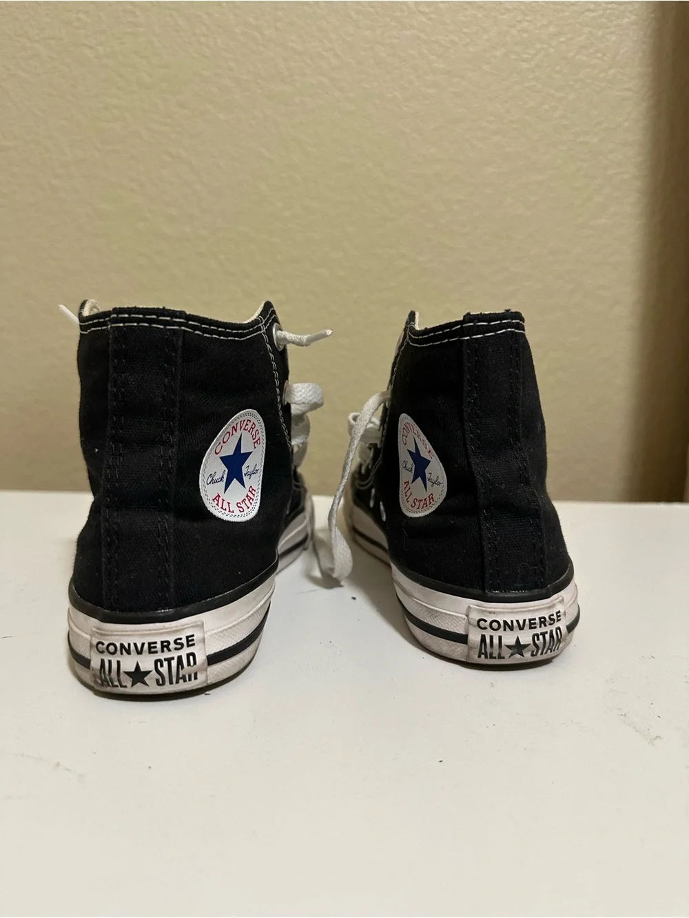 EASILY WASHABLE | Converse Kids Black & White High-Top Sneakers